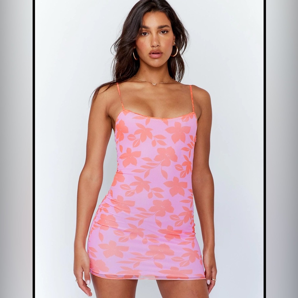 Princess Polly On Vacay Pink Mini Dress, Size 0